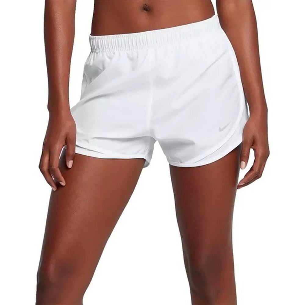 Nike‎ Women's Tempo Running Shorts White/Wolf Gray Size XL NWT